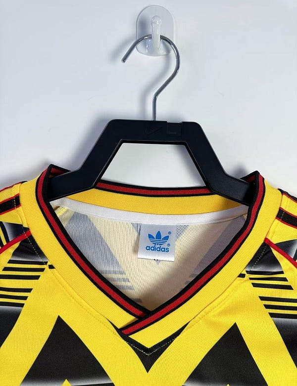 Retro 91/93 Arsenal Away Yellow Long Sleeve Jersey - Image 3