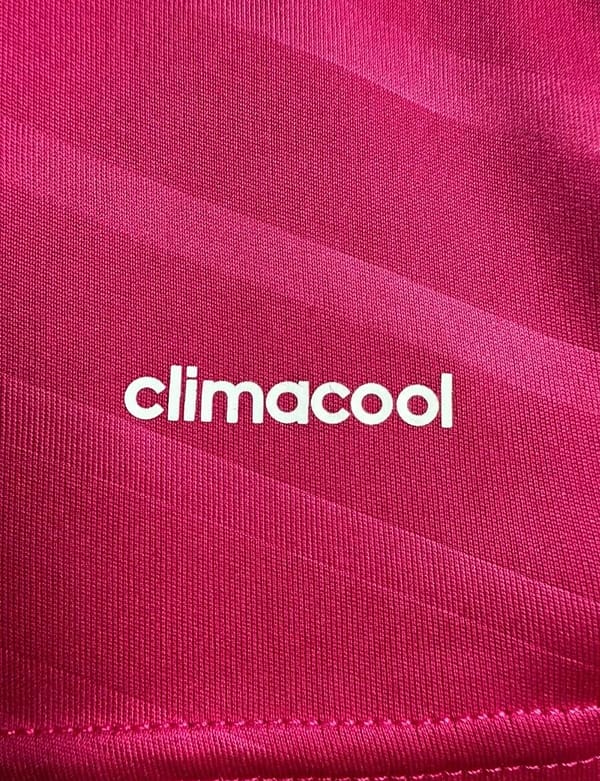 Retro 14/15 Real Madrid Away Pink Long Sleeve Jersey - Image 5