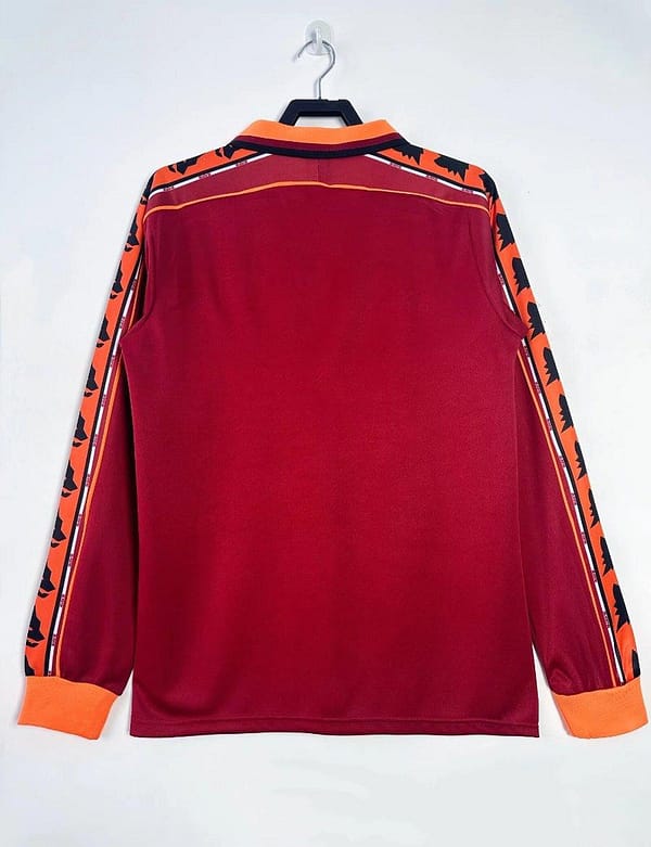 Retro 98/99 Roman Home Long Sleeve Jersey - Image 2
