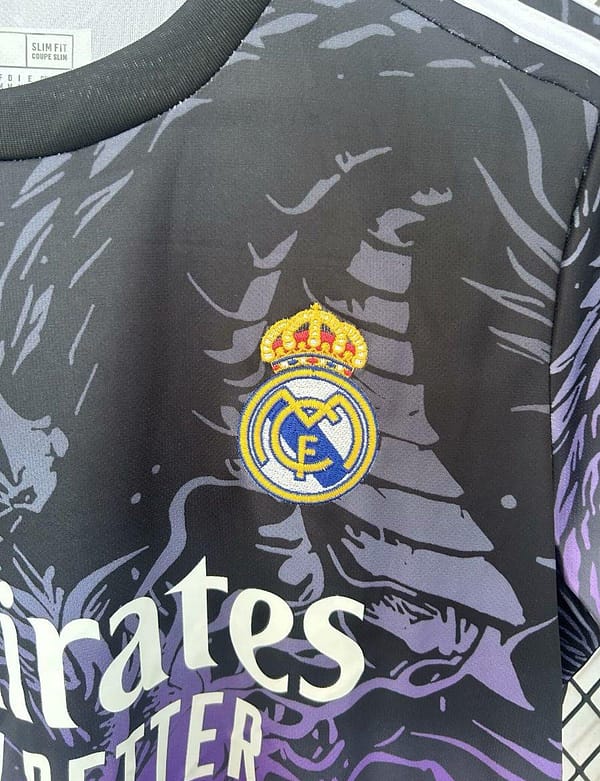 25/26 Real Madrid "Obsidian Dragon" Special Purple Jersey - Image 3