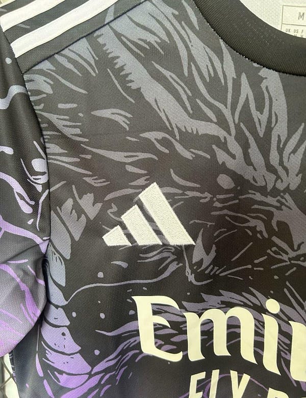 25/26 Real Madrid "Obsidian Dragon" Special Purple Jersey - Image 6