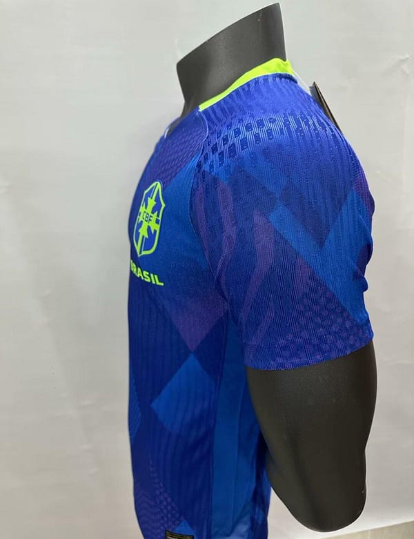 Player Version 2025 Brazil Away Blue Jersey - Image 3