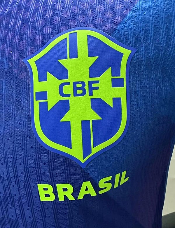 Player Version 2025 Brazil Away Blue Jersey - Image 6