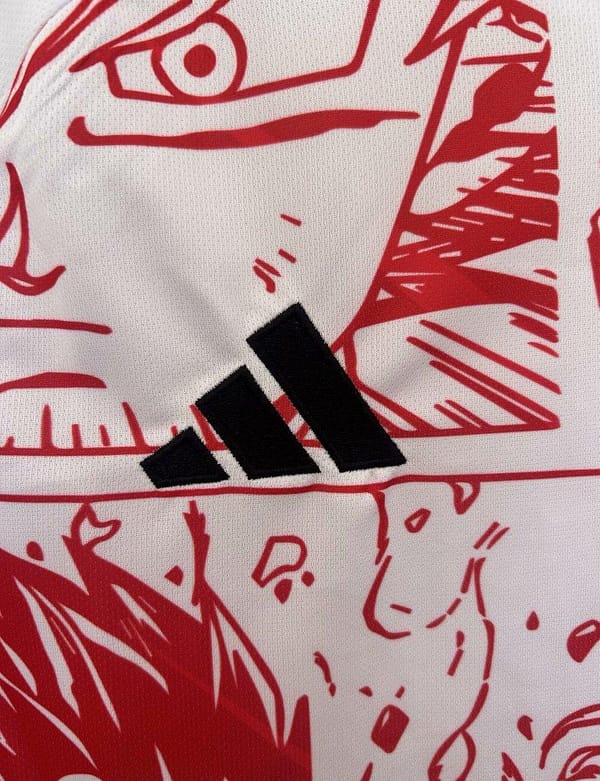 2024 Japan National Team Dragon Ball Z Limited Edition Red/White Jersey - Image 3