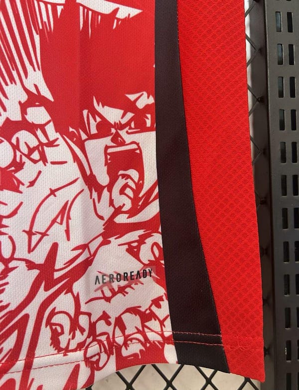 2024 Japan National Team Dragon Ball Z Limited Edition Red/White Jersey - Image 7