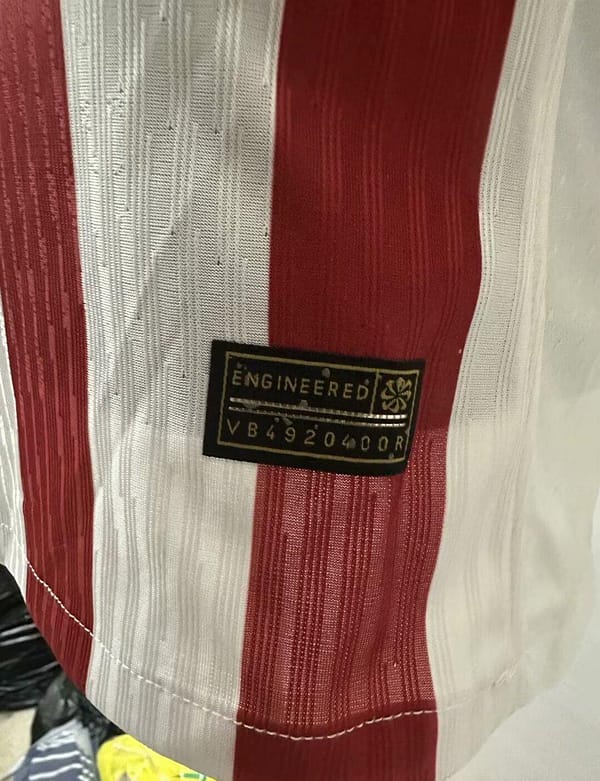 2025/26 Player Version Atletico Madrid Home Long Sleeve Jersey - Image 8