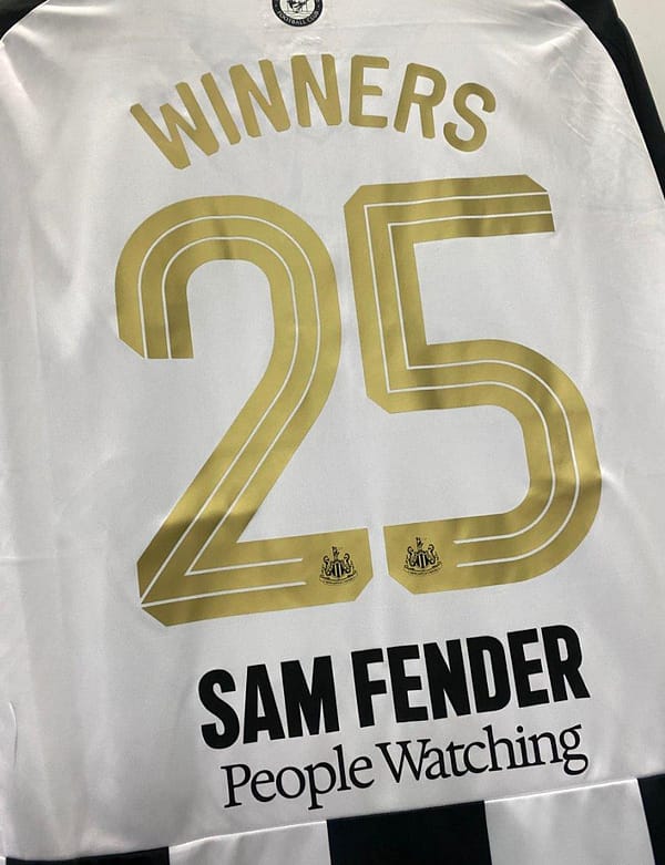 24/25 Newcastle United  CARABAO CUP Final EFL Customized  VS Liverpool Home Jersey - Image 3