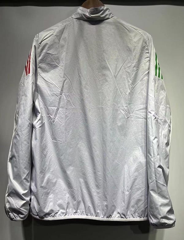 2024 Italy White/Blue Reversible Windbreaker - Image 5