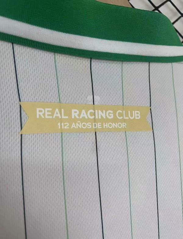 25/26 Racing Santander 112 Anniversary White Jersey - Image 3