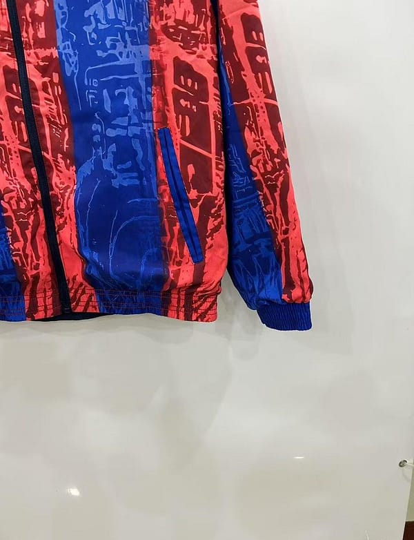 25/26 Barcelona Comma Football Reversible Windbreaker - Image 8