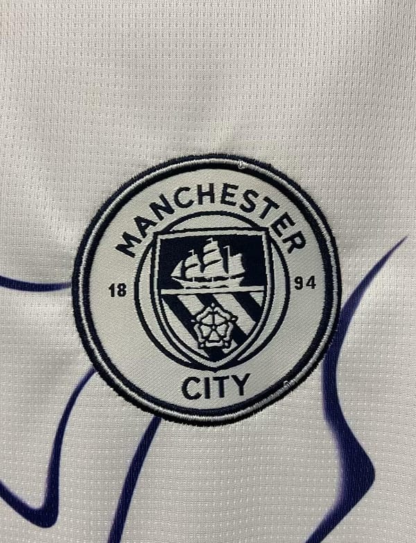 24/25 Manchester City Away White Jersey - Image 7