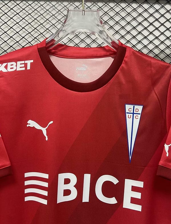 24/25 CD Universidad Catolica Away Red Jersey - Image 3
