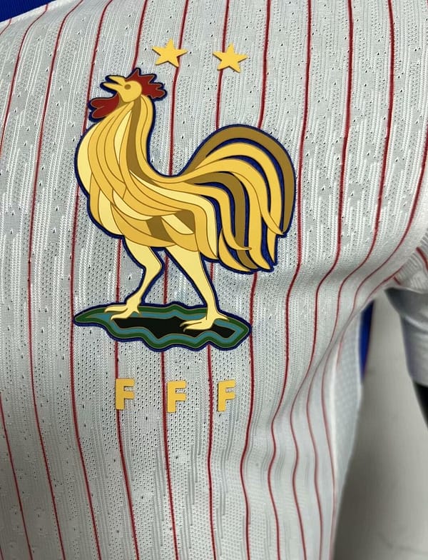 Player Version 2024 France Away White Jersey - Image 3