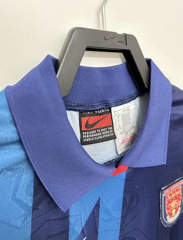 Retro 95/96 Arsenal Away Long Sleeve Jersey - Image 6