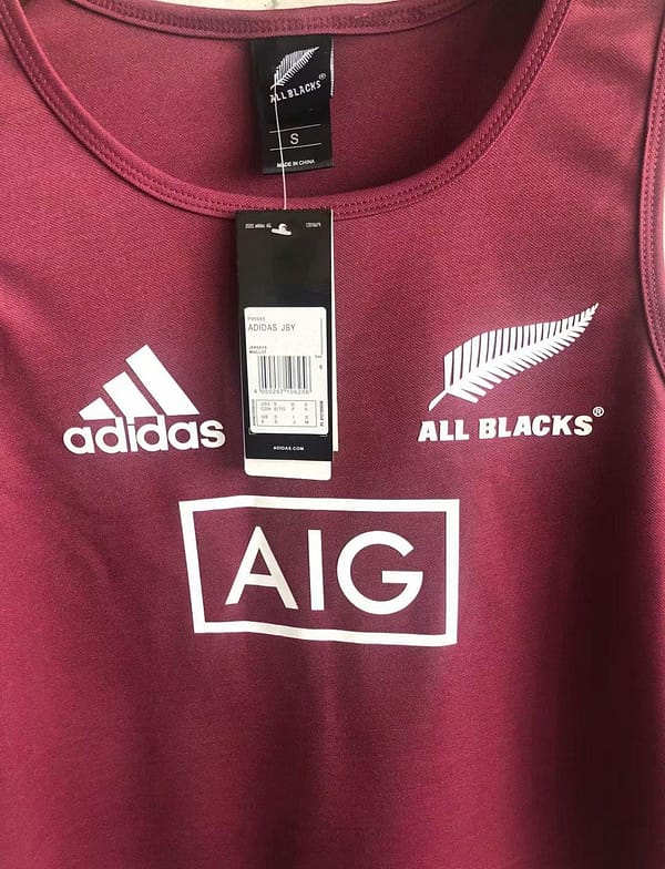 All Blacks 2020 Mens Primeblue Rugby Singlet - Image 4