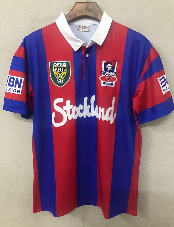 Newcastle Knights 1997 Men's Retro Rugby Jersey - Image 3