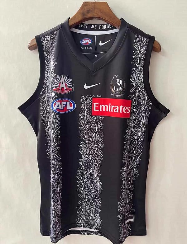 Collingwood Magpies 2021 Men's Indigenous Guernsey - Image 3