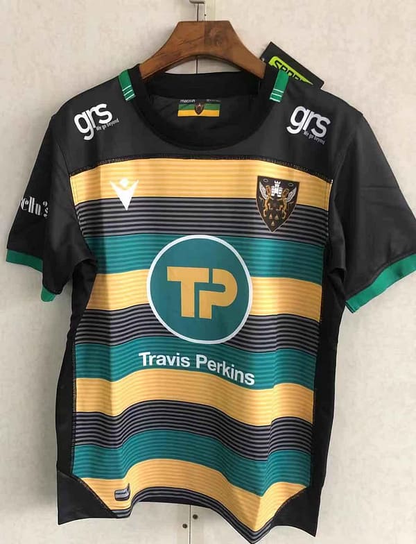 Northampton Saints 2021 Men's Home Rugby Jersey - Image 4