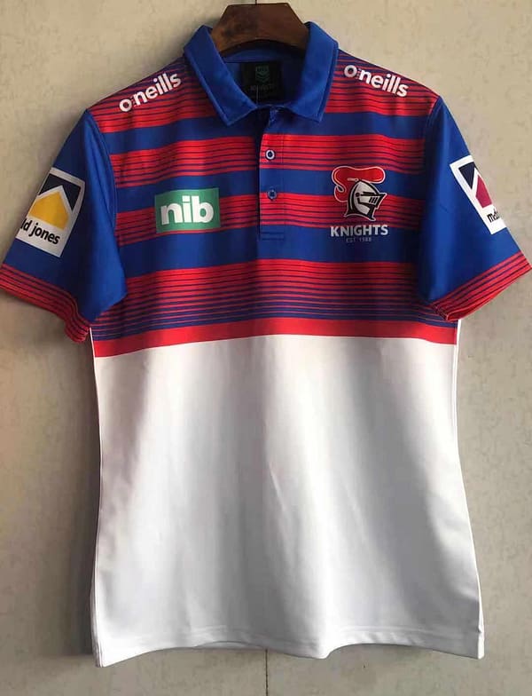 Newcastle Knights 2021 Men's Training Rugby Polo - Image 3