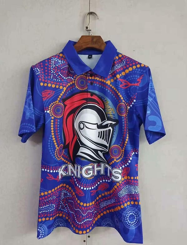 Newcastle Knights 2021 Mens Football Polo Shirt - Image 3