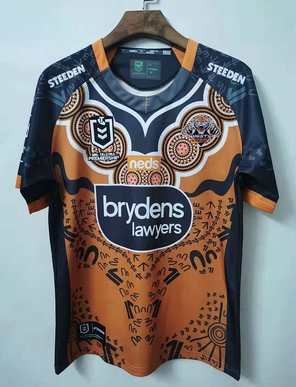 Wests Tigers 2021 Mens Indigenous Rugby Jersey - Image 4