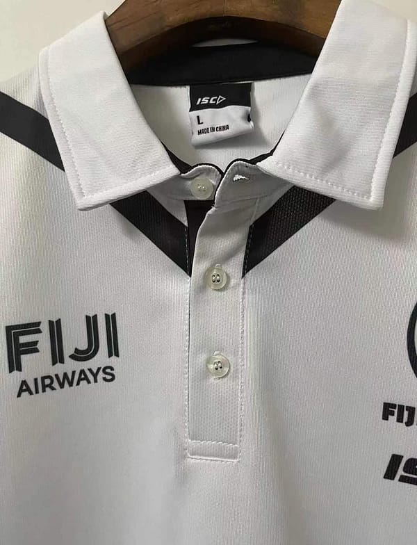 Fiji Airways Mens Sevens Performance Rugby Polo - White - Image 4