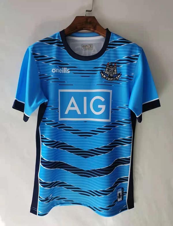 Dublin GAA 2021 Mens Training Rugby Jersey Blue - Image 9