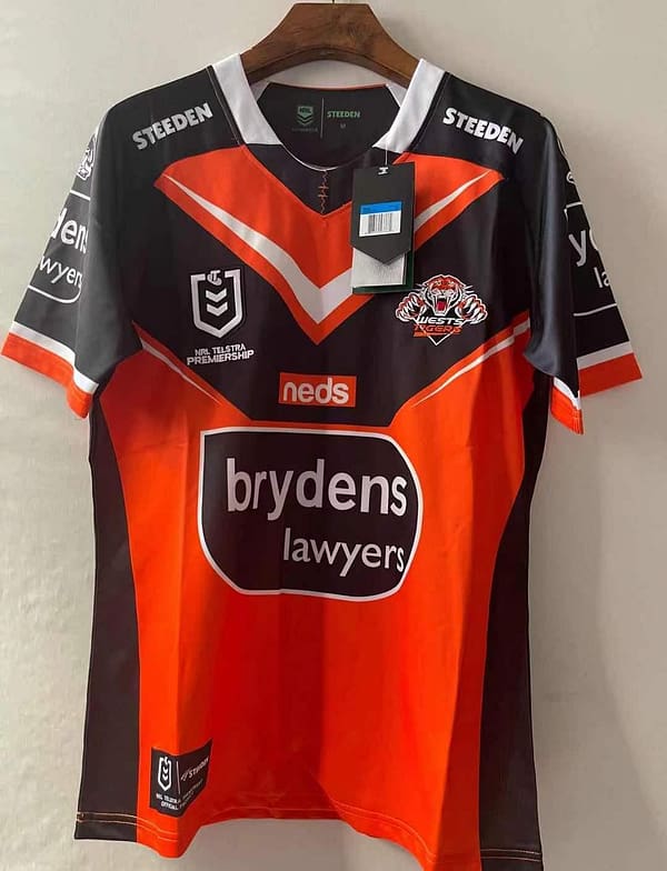Wests Tigers 2021 Mens Away Rugby Jersey - Image 5