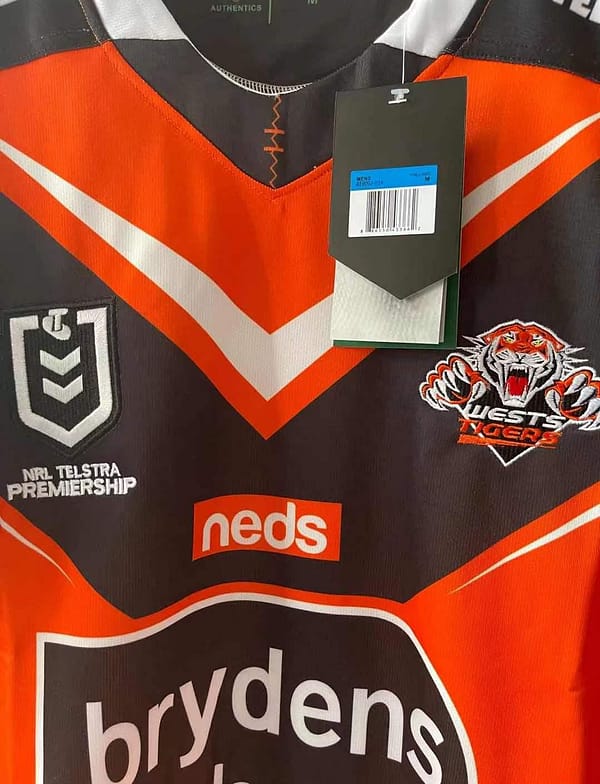 Wests Tigers 2021 Mens Away Rugby Jersey - Image 6