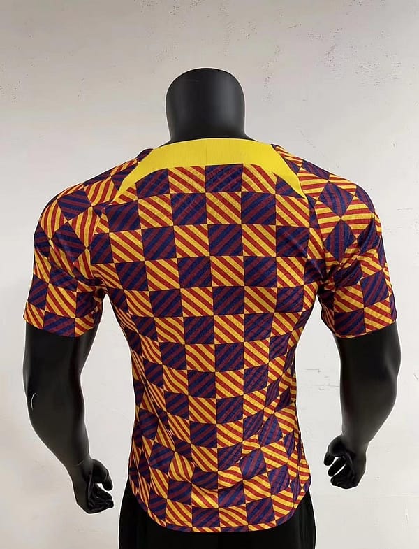 Player Version 22 23 Barcelona Orange Training Jersey - Image 5