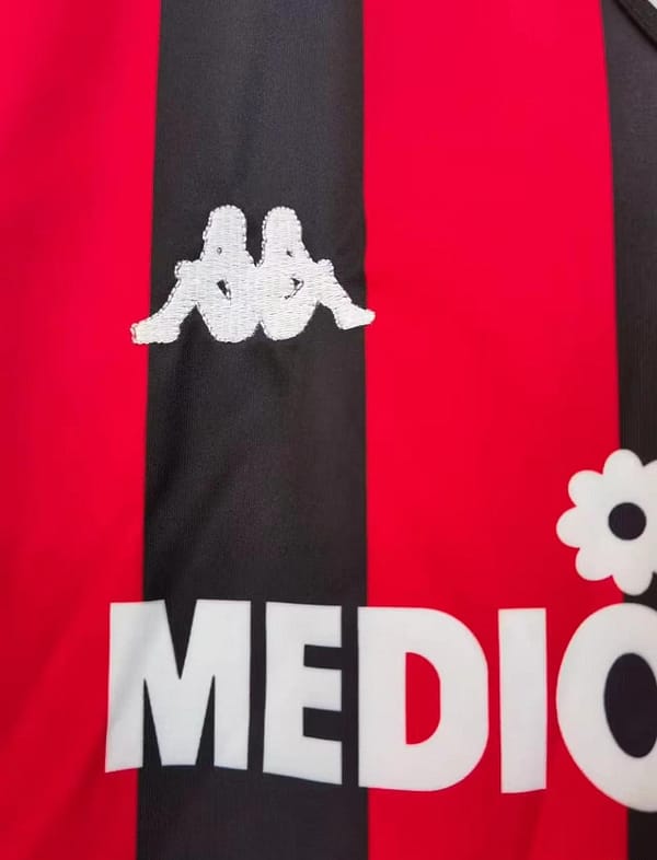 Retro 88/89 AC Milan Home Jersey - Image 4