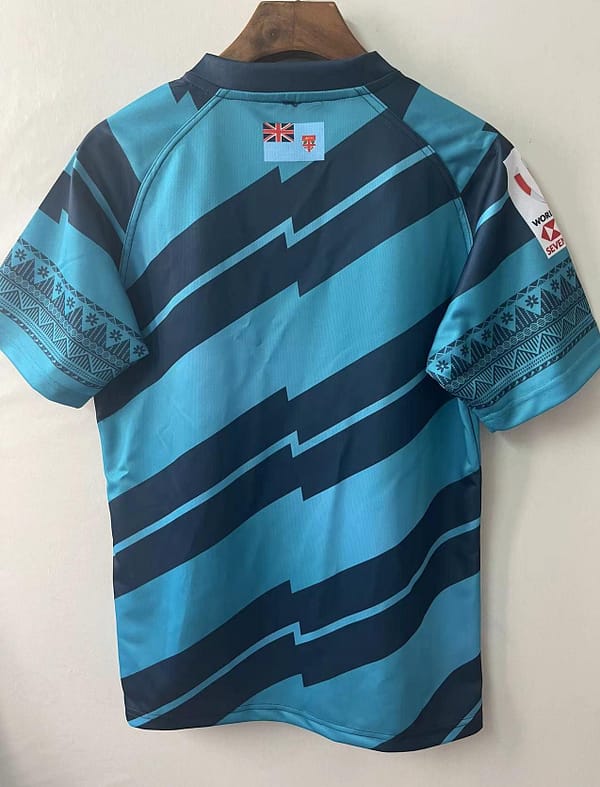 FIJI 2021 Men's Sevens Home Rugby Jersey - Image 6