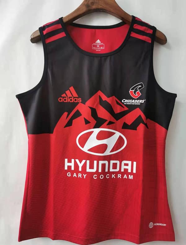 Crusaders 2022 Men's Super Rugby Singlet - Image 6