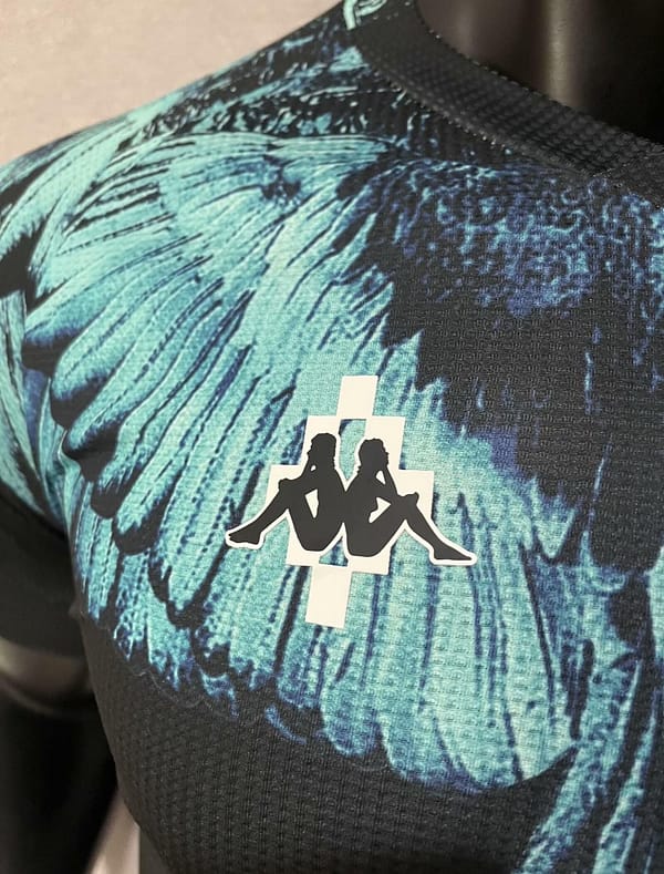 Player Version 20/21 Kappa X Marcelo Burlon Napoli Black Jersey - Image 6