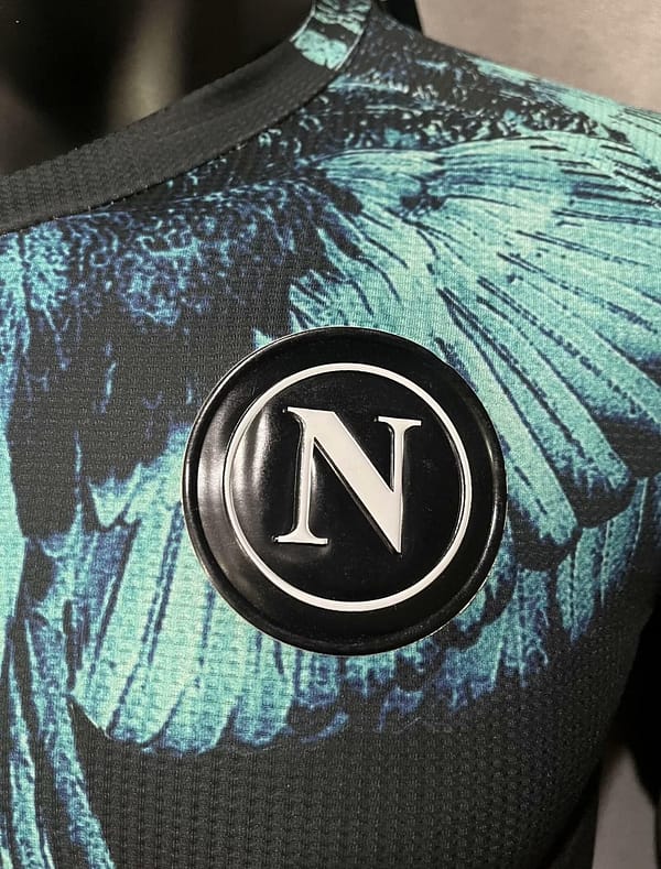 Player Version 20/21 Kappa X Marcelo Burlon Napoli Black Jersey - Image 7