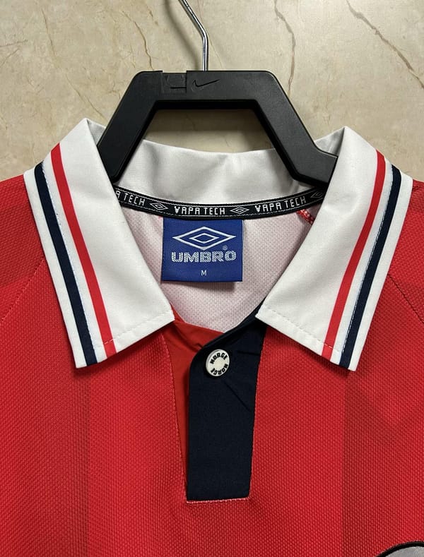 Retro 1998 Norway Home Jersey - Image 3