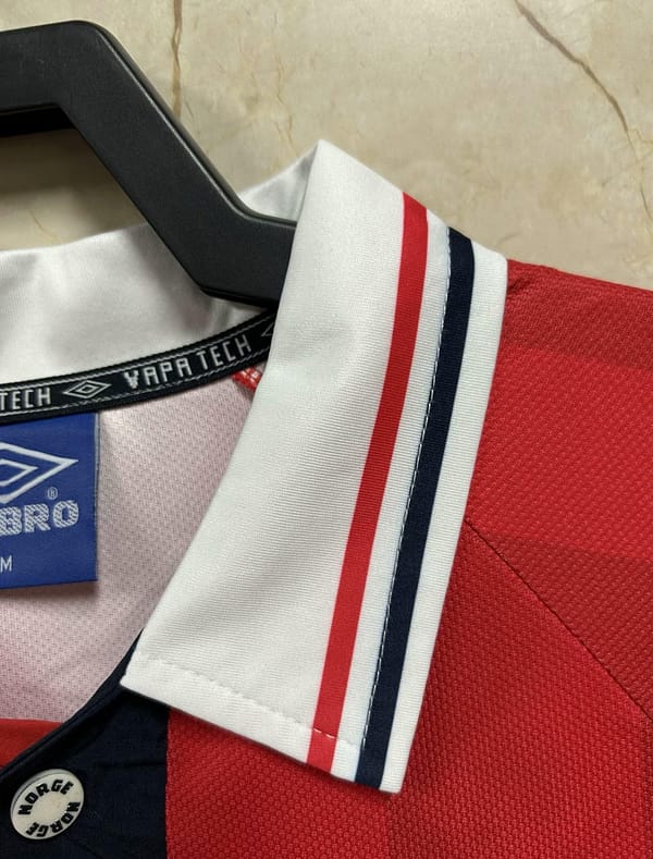 Retro 1998 Norway Home Jersey - Image 8