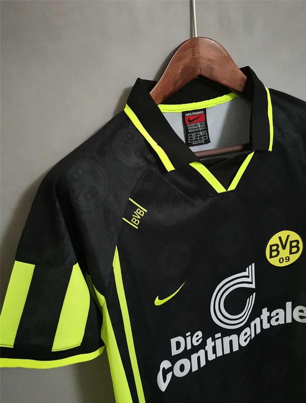 Retro 96/97 Borussia Dortmund Away Jersey - Image 7