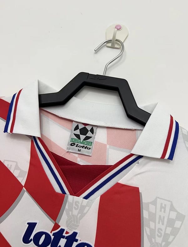 Retro 1998 Croatia Home Soccer Jersey - Image 5