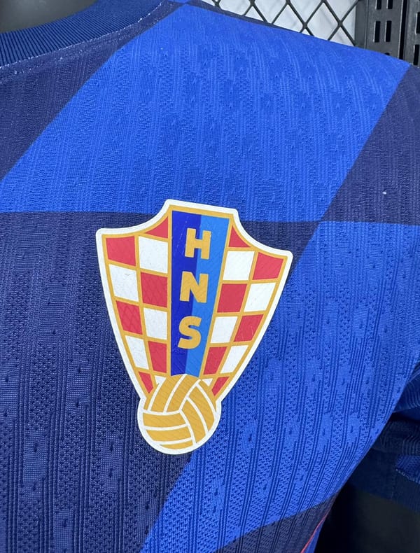Player Version 2024 Croatia Away Blue Jersey - Image 3
