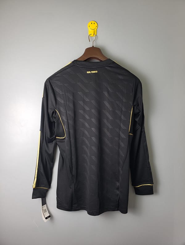 2012 Real Madrid black long sleeves Soccer Jersey - Image 2