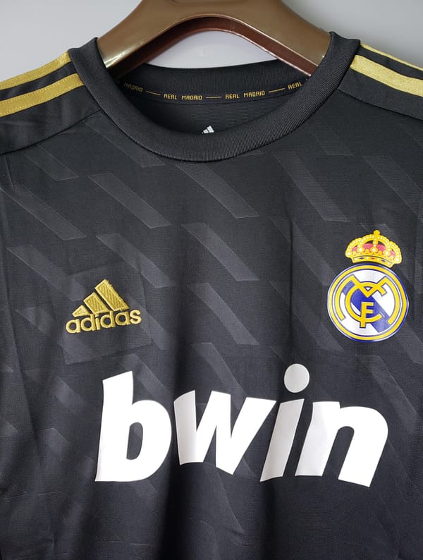 2012 Real Madrid black long sleeves Soccer Jersey - Image 10