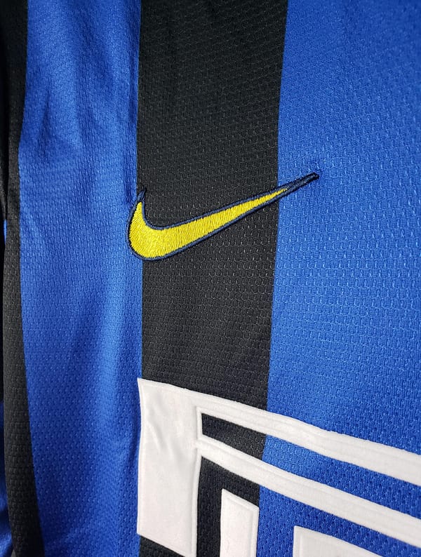 1998 models long-sleeved retro Inter Soccer Jersey - Image 2