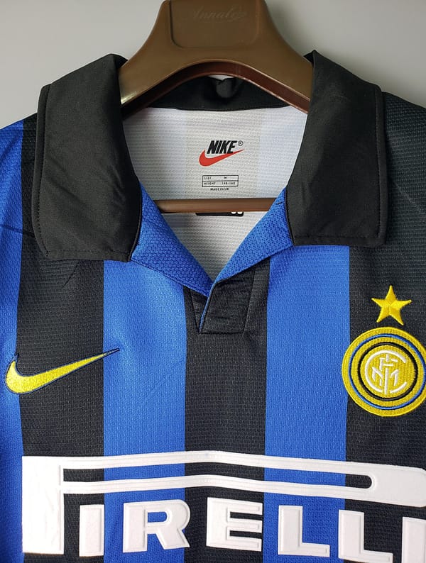 1998 models short-sleeved retro Inter Soccer Jersey - Image 8