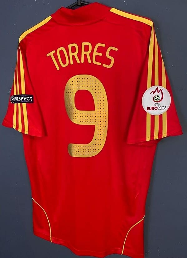 Retro 2008 Spain Home Jersey - Image 5