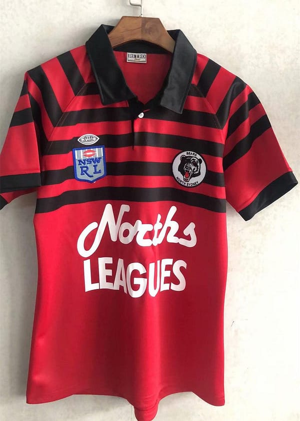 North Sydney Bears 1991 Mens Retro Rugby Jersey - Image 3