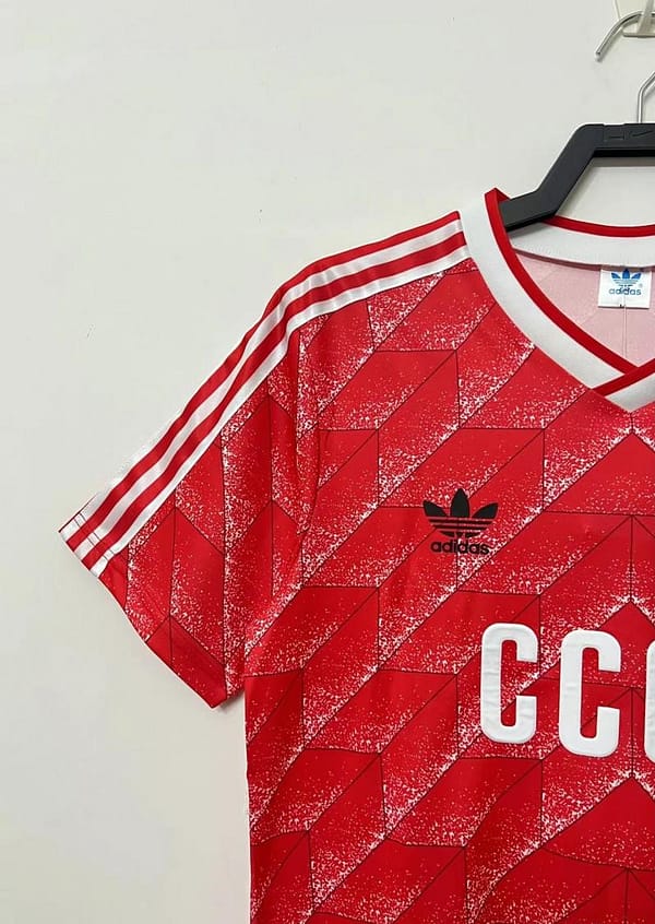 Retro 88/89 USSR Home Soccer Jersey - Image 3