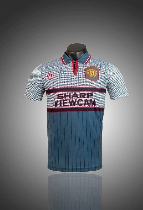 Retro 95/96 Manchester United Third Soccer Jersey