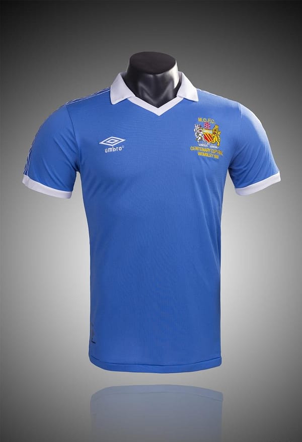 Retro 81/82 Manchester City Home Soccer Jersey