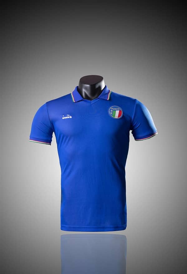 Retro 1990 Italy Home Soccer Jersey